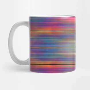 Abstract Colorful Patchwork Pattern Watercolor Mug